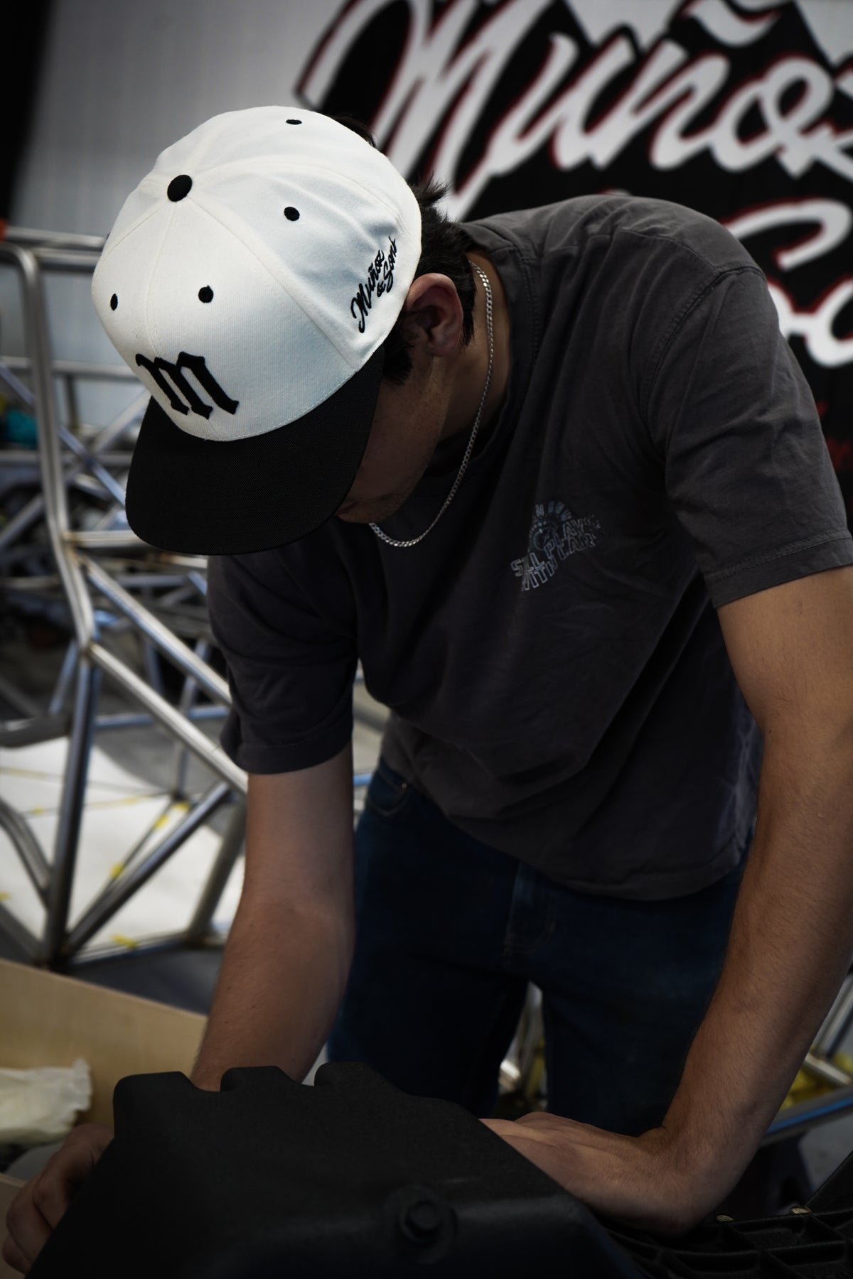 FALL 26' OPEN SHOP WHITE SNAPBACK